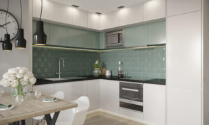 22 Rice Works - 2BedApt Kitchen