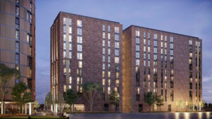 26 Heaps Mill Block B Exterior Night